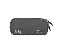 Lowepro GearUp Memory Wallet 20, Compact Memory Card Organizer for CF, XQD and SD Cards, SD Case with Dual Zipper Closure, Made with Recycled Fabrics, Grey