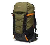 Lowepro PhotoSport X Backpack 45L AW with Recycled Fabrics, Camera Backpack for Reflex and Mirrorless, Rear Access, Removable Camera Insert, Mountaneering Dedicated Features, Size M/L, Dark Grey/Green