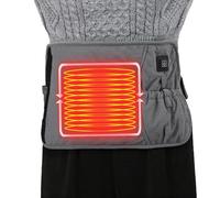 Lower Back Heating Pad | USB Heating Belt - 3 Levels LED Light Heating Pad for Back, Heated Belly Belt, Lumbar and