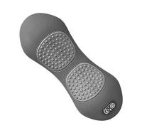 Lower Back Massager 3-in-1 Back Device, 59cm Back Massager, 135°Golden Curvature, Therapeutic Heat Vibration, Relieves Sciatica,Acute Chronic Back Pain(Gray)