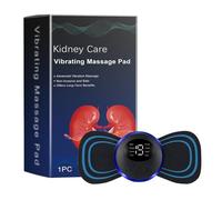 Lower Back Massager - Portable Vibrating Unit, Electric Wellness Pad, Cordless Support | Adjustable Heat therapyy with USB Recharge, Pain relieff Solution for Spine, Waist, Car Or Desk Usage