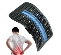 Lower Back Stretcher | Adjustable Massage Traction Relief | Lumbar Support For Back Relaxation - For Home Gym Travel Yoga Pilates Training Exercise Muscle Recovery Relaxation