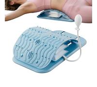 Lower Back Stretcher,Ergonomic Traction Device Massage - Portable Lumbar Stretcher Spine Decompressor,for Shoulder Body Muscle Scoliosis Home Travel Yoga Chair Bench Meditation Adults Men