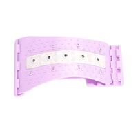 Lower Back Stretcher - Lumbar for Spine Relief Yoga Support Device | ABS Frame with EVA Cushion, Adjustable Arch Design, Massage Nodes for Home Fitness 12.20x7.08in