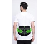 Lower Back Support Belt for Women and Men with Adjustable Bands (Universal Size) - Breathable Lower Back Brace for Pain, Sciatica and Scoliosis - Black Lumbar Support Belt for Muscle Stress (1 PC)