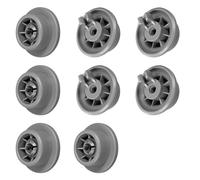 Lower Basket Wheels for Dishwashers Bosch, Siemens, Neff and Much More | Mellbree Pack of 8 Basket Wheels Dishwasher | Suitable for Many Dishwashers