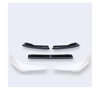 Lower Body Kit Splitter Guard Plate Protector Front Bumper Spoiler Lip For Civic 10th Gen 2019 2020 Accessories(White)
