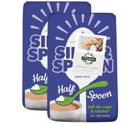 Lower Calorie Sugar Bundle for Silver Spoon Half Spoon 500g 2 Pack + Brightdale Kitchen Booklet