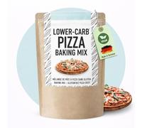 Lower-Carb Pizza Baking Mix - for 2 pizza bases or 1 baking tray, high-protein, gluten-free & vegan, 240 g | Organic Workout