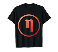 Lower Case ETA - Seventh Letter of the Gr lphabet Value Graphic T-Shirt, Men, Black, L