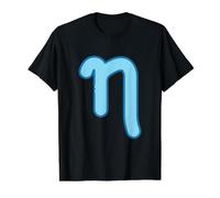 Lower Case ETA - Seventh Letter of the Gr lphabet Value Graphic T-Shirt, Men, Black, XL