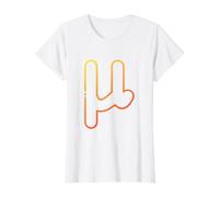 Lower Case Mu - Twelfth Letter of the Gr lphabet Value Graphic T-Shirt, Women, White, S