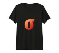 Lower Case Sigma - Eighteenth Letter of the Gr lphabet Premium T-Shirt