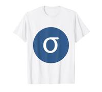 Lower Case Sigma - Eighteenth Letter of the Gr lphabet Value Graphic T-Shirt, Men, White, M
