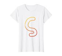 Lower Case Sigma - Eighteenth Letter of the Gr lphabet Value Graphic T-Shirt, Women, White, S