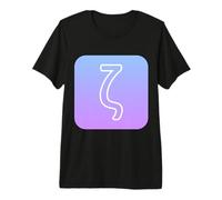 Lower Case Zeta - Sixth Letter of the Gr lphabet Premium T-Shirt