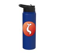 Lower Case Zeta - Sixth Letter of the Gr lphabet Stainless Steel Insulated Water Bottle
