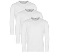Lower East Basic Crew Neck Long Sleeve Shirts for Men (Pack of 3/5) Made of 100% Cotton I Long Sleeve in Many Colours