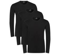 Lower East Basic Crew Neck Long Sleeve Shirts for Men (Pack of 3/5) Made of 100% Cotton I Long Sleeve in Many Colours
