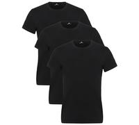 Lower East Le105 T-Shirt, Black, 3XL (Pack of 3) Men