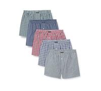 Lower East Men's LE150 Boxer Shorts, Classic Checkered Pattern, S (Pack of 10)