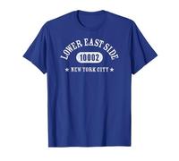 Lower East Side New York City 10002 Athletic with Details T-Shirt