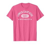 Lower East Side New York City 10002 Athletic with Details T-Shirt