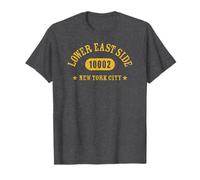 Lower East Side New York City 10002 Athletic with Details T-Shirt