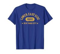 Lower East Side New York City 10002 Athletic with Details T-Shirt