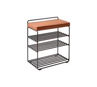 Lower East Stool Black/Cognac