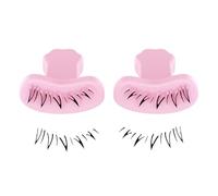 Lower Eyelash Stamp | Quick Eye Natural Look Makeup Tool,Eyelash Applicator Tool, Eyelash Template, 1 Pair Reusable Silicone Stamps for Women