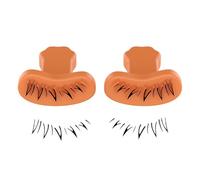 Lower Eyelashes Lower Eyelashes Makeup Tool Quick Eye Natural Looking Eyelash Applicator Tool Eyelash Template 1 Pair Silicone Stamp Re