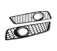 Lower Grilles Grill Compatible With A3 8P 2009 2010 2011 2012 2013 Front Bumper Fog Light Grille 1Pair Car Honeycomb Mesh Lamp Cover Repair Accessories