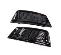 Lower Grilles Grill Compatible With A4 B9 2017 2018 2X Gloss Black Honeycomb Front Bumper Lower Fog Light Lamp Grill Grille Cover Repair Replacement