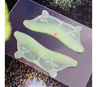 Lower Lash Lift Pads Silicone Under Eye Patch Bottom Eyelash Perm Rod Self Sticky Lash Lifting Shield For Lower Eyelash Curling Reusable Low Lash Pad Perming Eyelashes Protect Eyelid (Green - L Size)