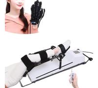 Lower Limb Traction Machine, Knee Joint Rehabilitation Trainer Device with Wireless Remote Control&Workout Gloves, 0-120° Adjustable Exercise Physiotherapy, for Post-Fracture.(Left,Large)