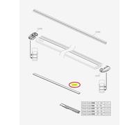 Lower rubber for Thule WingBar Evo Bar