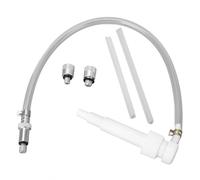 Lower Unit Gear Oil Pump with 8mm 10mm Adapter, 3/8in Metal Swivel High Efficiency Gear Lube Pump for Standard Quart Bottles, Marine Boat Outboard Lower Unit Gear Fluid Fill Pump