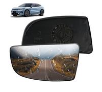 Lower Wing Mirror Glass Left Side for Ford Transit MK8 2014-2020 Models Onwards Passenger Replacement for Part Numbers 1855102 1855103 BK3117C718AB with Backing Plate Left Side Black