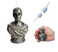 Lowgy Julius Caesar Light Pull with Cord & Connector for Easy Fitting - Choice of Cords & Connectors - Historic Roman Bust Bathroom Pull Cord