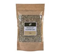 Lowhill Valley Broadleaf Plantain Leaf Herbal Tea - Cut and Dried Plantago Major Leaves for Digestive Comfort and Immune Support - Rich in Vitamins and Antioxidants - 100% Natural - 100g