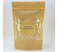 Lowhill Valley Butcher's Broom Root - Cut Root 100% Pure Ruscus Aculeatus for Herbal Tea, Non-GMO, Natural, Hand-Packed - Embrace the Power of Nature - 100g