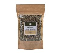 Lowhill Valley Cabbage Thistle Herb Tea - Cut and Dried Cirsium Oleraceum Leaves and Flowers for Liver, Digestive Aid, and Detox Support - Mildly Bitter Flavour - 100% Natural - 100g