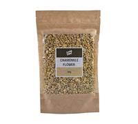 Lowhill Valley Chamomile Flower herbal tea - Matricaria chamomilla Whole Dried Flowers - Handpicked And Responsibly Sourced - No Additives or Preservatives 50g