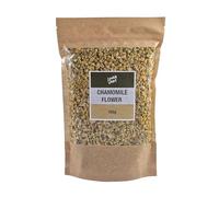 Lowhill Valley Chamomile Flower herbal tea - Matricaria chamomilla Whole Dried Flowers - Handpicked And Responsibly Sourced - No Additives or Preservatives 150g
