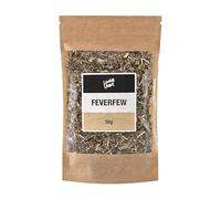 Lowhill Valley Feverfew - 100% Pure Tanacetum Parthenium Cut And Dried Herb for Herbal Infusion - Embrace the Power of Nature - 50g