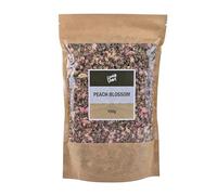 Lowhill Valley Peach Blossom - Prunus Persica Whole Dried Buds - Herbal Infusion - Edible Flowers - No Additives or Preservatives - 100% Naturally Grown - 150g