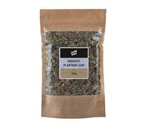 Lowhill Valley Ribwort Plantain Leaf - Cut and Dried Plantago lanceolata Leaves - For Respiratory Function and Digestive Well-being- Loose Herbal Tea - 100% Natural - 100g