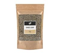 Lowhill Valley Sage Leaf - 100% Pure Salvia officinalis cut leaves for Herbal Tea, Non-GMO, Sustainably Sourced - Embrace the Power of Nature - 100g