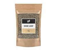 Lowhill Valley Sage Leaf - 100% Pure Salvia officinalis cut leaves for Herbal Tea, Non-GMO, Sustainably Sourced - Embrace the Power of Nature - 50g